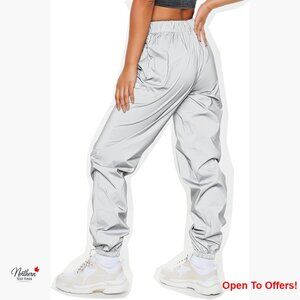 Reflective Polyester Pants for Running Cycling Dance Activities
